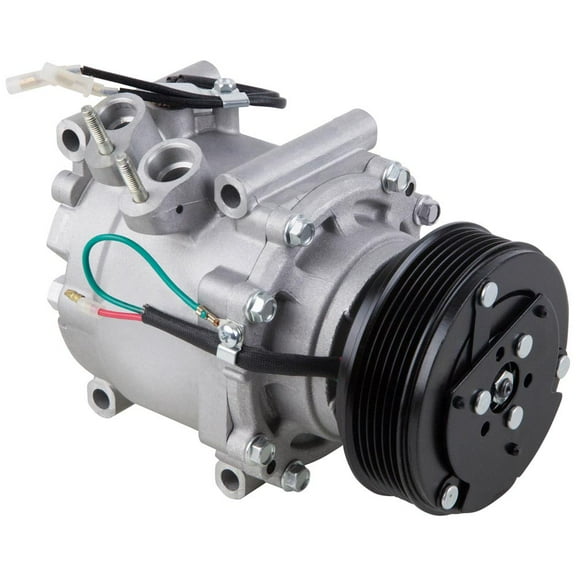 AC Compressor & A/C Clutch For Honda Civic & Prelude w/ 1-Wire Connector - BuyAutoParts