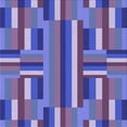 thumbnail image 1 of Ahgly Company Machine Washable Indoor Square Transitional Purple Amethyst Purple Area Rugs, 4' Square, 1 of 7