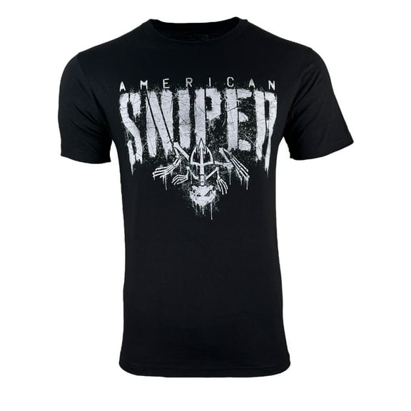 Howitzer Style Men's T-Shirt Chris Kyle Frog Stencil Military Grunt MFG