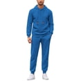 thumbnail image 6 of COOFANDY Men's Tracksuit 2 Piece Hoodie Sweatsuit Sets Casual Athletic Jogging Suits Waffle Plaid Jacquard Outfits, 6 of 10