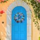 thumbnail image 4 of 2 Anillos Colgantes de Flores de Plumas de para Ventanas de Pared Decorativas para Interiores Macarena Corona de pavo real, 4 of 8