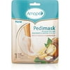 Amope PediMask Kit- 20 Minute Foot Mask to Rejuvenate and Soothe Your Feet with Blend of Moisturizers and Macadamia Oils for Baby Smooth Feet in Minutes (Pack of 9)