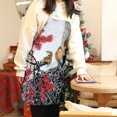 thumbnail image 3 of Cheers Kitchen Bib Soft Texture Waterproof Flax Wash Painting Printed Cooking Apron Baking Accessories, 3 of 8