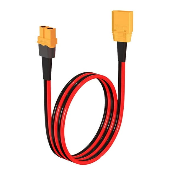 Splihome Xt90 Cable 12Awg Xt90 Extension with 30A Fuse Silicone Wire Male To Female