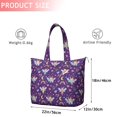 thumbnail image 4 of Purple Fairy Unicorn Pattern Travel Tote Bags for Women Carry On,Large Weekender Bags for Women Travel,Multi Functional Duffle Bag for Work,Shopping,Sports, 4 of 5