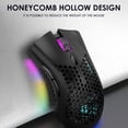 thumbnail image 4 of CHUANK Gaming Mouse Wireless USB Rechargeable 7 color LED Backlight optical mice for PC, 4 of 12