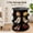 Black, variant on 4 Tier Rotating Shoe Rack Tower, 360° Spinning Lazy Susan Shoe Organizer, Revolving Round Carousel for Shoes and Handbags, Black