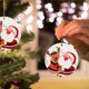 thumbnail image 5 of Adornos navideños Tarjeta colgante de madera de Navidad Decoración de árbol de Navidad de madera de doble cara Wmkox8yii gf9132, 5 of 8