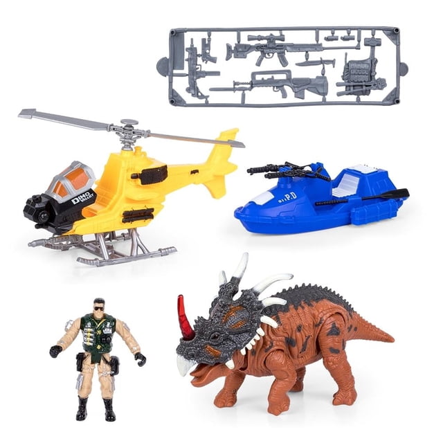 Set de Juego Dinosaurios Adventure Force con Helicóptero