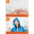 thumbnail image 4 of TELOLY 2Pcs Poncho,High-Quality Waterproof EVA Material Flat Ponchos Adult,Womens Rain Jacket With Hood,Soft,Odorless,and Non-Toxic Mens Rain Jacket,Stylish Multi-Functional Raincoat, 4 of 7