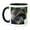 Black/White, variant on 3drose, Africa. Tanzania. Portrait of a Blue Monkey at Arusha Np., 15oz Mug
