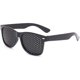 thumbnail image 1 of Gafas estenopeicas Gafas con agujeros negros Gafas de malla con patillas plegables para entrenamiento ocular para relajación, 1 of 5