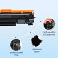 thumbnail image 4 of Reemplazo compatible con AWDAXC para cartucho de tóner HP CF244A, adecuado para impresoras M15a/w / M28a/w / M31w, (1 paquete, 2000 páginas), fácil de agregar polvo, con chip, listo para usar en la, 4 of 8