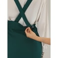 thumbnail image 5 of Allegra K Women's High Waist Adjustable Strap Solid Pencil Suspender Skirt, 5 of 6