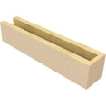thumbnail image 5 of Ekena Millwork 4"W x 4"H x 20"L Block Woodgrain TimberThane Rafter Tail, Primed Tan, 5 of 6
