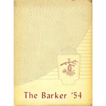 (Custom Reprint) Yearbook: 1954 Plattsburgh High School - Barker Yearbook (Plattsburgh NY)