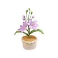 thumbnail image 2 of Handmade Home Decoration Yarn Weaving Simulated Flower Desktop Bonsai, 2 of 6