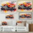 thumbnail image 4 of Designart "Pop Art DJ's Turntable Groove III" Fashion Framed Wall Art - Modern Red Turntables & Boom Boxes Bedroom Framed Canvas Wall Art, 4 of 6