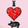 thumbnail image 2 of CafePress - Vintage I Heart Pig Infant Bodysuit - Baby Light Bodysuit, Size Newborn - 24 Months, 2 of 4