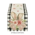 thumbnail image 2 of Easter Linen Table Runner & Placemat Set - Heat-Resistant Tablecloth for Kitchen/Party Tables, Durable Linen Decor for Easter Brunch & Gatherings, Elegant Spring Holiday Table Accent, 71*13in, B, 2 of 7