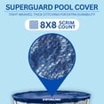 thumbnail image 4 of Swimline Hydrotools Supreme Guard Winter Cover for 12' x 18' Above Ground Pools, 4 of 7