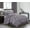 Purple, variant on Nanshing Morgan 7 Piece Pinch Pleat Comforter Set, Purple, King