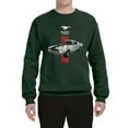 thumbnail image 2 of Wild Bobby, Ford Mustang 50 Years, Cars and Trucks, Unisex Crewneck Graphic Sweatshirt, Forest Green, Large, 2 of 4