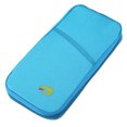 thumbnail image 5 of zorpupoa Water Repellent Travel Passport Wallet 12-Cell Credit Card Holder Slim Zipper Document Organizer for Travel Business Daily Use blue, 5 of 19