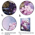 thumbnail image 3 of Designart "Lilacs Lilac Charm IV" Floral Floater Framed Canvas Print, 3 of 7