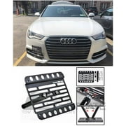 Extreme Online Store 2012-2018 Audi A6 | EOS Plate Version 1 Mid Sized Front Bumper Tow Hook License Relocator Mount Bracket