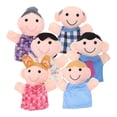 thumbnail image 1 of 6 uds marionetas de mano de estilo familiar marionetas de manos para niños juguetes de fiesta juego de marionetas familiares para niños pequeños, 1 of 8