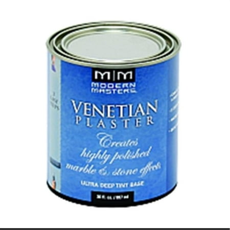 MODERN MASTERS VP200 1 Gallon Venetian Plaster Ultra Deep Tint (Best Paint For Plaster Walls)