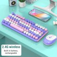 thumbnail image 3 of Cordless Keyboard Mouse Combo, 2.4G Silent Cordless Keyboard Mouse Combo with 3 DPI Adjustable, PC Keyboard Mouse Combo for Desktop Laptop, 3 of 7