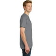 thumbnail image 3 of Port & Company Pigment Dyed Pocket Tee-3XL (Pewter), 3 of 6