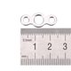 thumbnail image 3 of 10 unids/set conectores de cebo de acero inoxidable tres agujeros anillos de pesca Jigging accesorio (L), 3 of 3