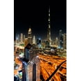 thumbnail image 2 of Arifuzzaman, Md. 17x24 Black Ornate Wood Framed with Double Matting Museum Art Print Titled - The night life of Dubai., 2 of 4
