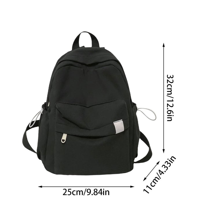 JAHH Student Schoolbag Female Pure Color Simple Leisure  display picture 2