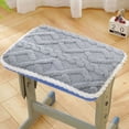 thumbnail image 1 of Cojín de asiento acolchado con espuma | Estilo Tatami Cojín de Silla para Hogar Sala de Estar Comedor Taburete | Almohada de suelo ligera de apoyo suave | Color sólido (gris claro amarillo naranja), 1 of 6