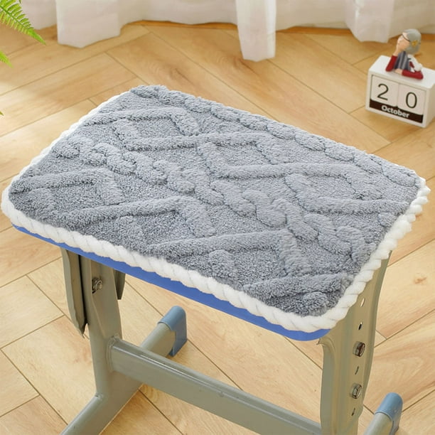 Almohadas Lisbinx para cama individual (35 x 25 cm), cojín de asiento de invierno, suave y cálido, ideal para estudiantes.