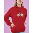 thumbnail image 2 of Daisy Bicycle Ride Hoodie Women -Image by Shutterstock, Female Small, 2 of 4