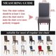 thumbnail image 2 of Set of 6 High Back Stretch Removable and Washable Spandex Chair Covers for Dining, Kitchen or Banquet Dark Gray, 2 of 5