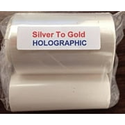 Zebra Silver to Gold Color Shifting Specialty Ribbon, 1000 prints