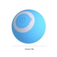 thumbnail image 3 of Pelota automática de juguetes ABS autogiratoria para gatito perro jugando azul, 3 of 4
