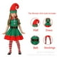 thumbnail image 3 of Kids Baby Girls Santa Clause Christmas Tree Costume Dress Set Green Elf Outfits Children Xmas Cosplay Carnival Festival Clothes, 3 of 4