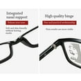 thumbnail image 6 of Fashion Vintage Frame Simple Anti-Blue Light Reading Glasses Progressive Multifocal Ultra Light Glasses BLACK STRENGTH 400, 6 of 7