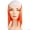 Orange, variant on Lacey Wigs - Bald Straight Clown Wig -