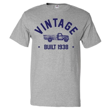 81st Birthday Gift T shirt 81 Years Old Present 1938 Truck Tee