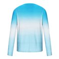 thumbnail image 4 of Cotton Pullover Men Men Pullover Shirts Long Sleeve Mens Striped Print Round Neck Sweatshirt Mens Pullover Sweaters Dressy Dressy Casual Mens Shirts, 4 of 5