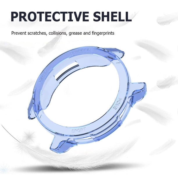 Funda transparente de TPU para Xiaomi Watch S1 Active/Watch Color 2 Azul Ndcxsfigh Para estrenar