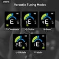 thumbnail image 3 of Afinador de guitarra con clip AROMA Aroma para guitarra cromática, bajo, ukelele y violín, 3 of 9